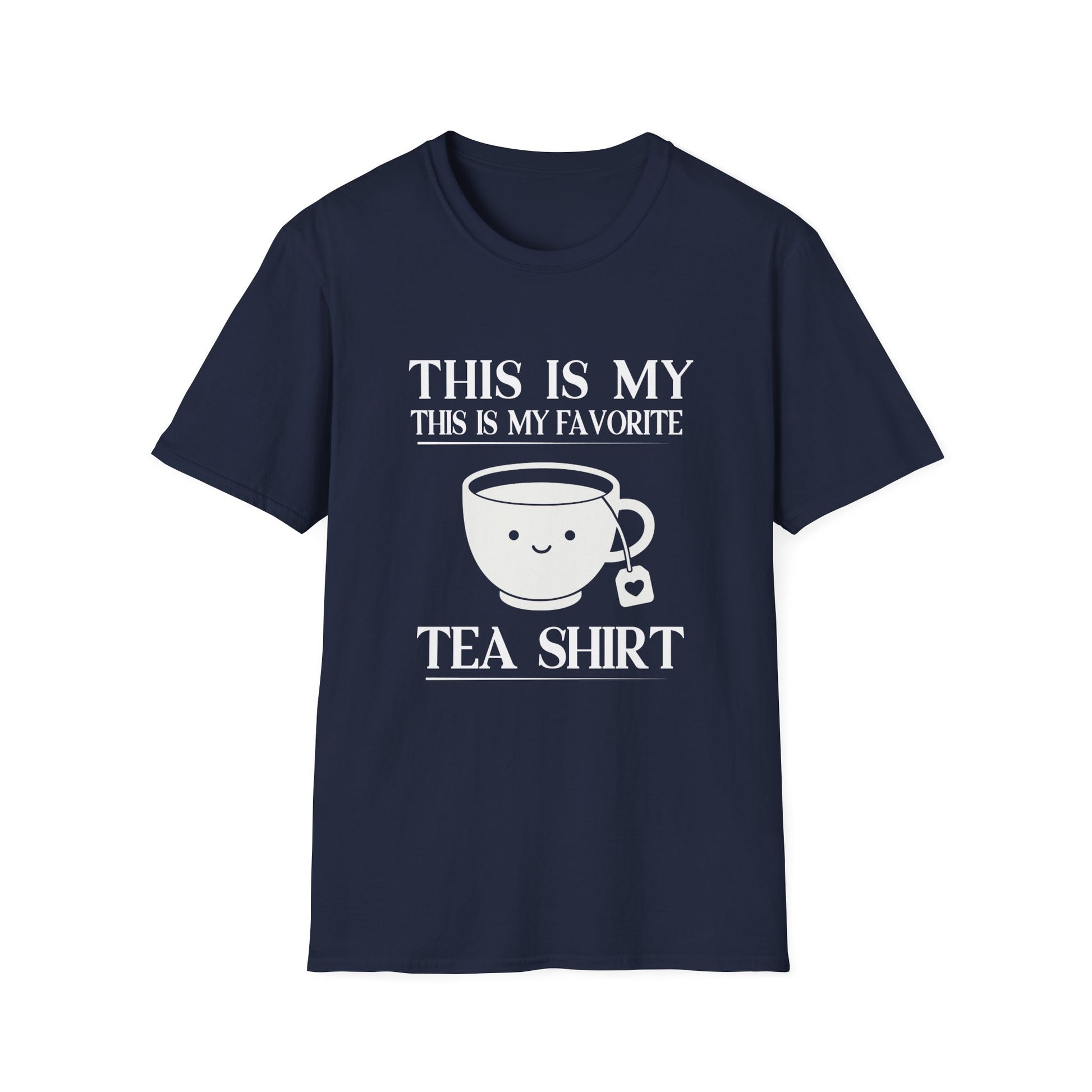 Funny Tea Shirt T-Shirt — "This Is My Favorite Tea Shirt" Cute Tea Cup Tee