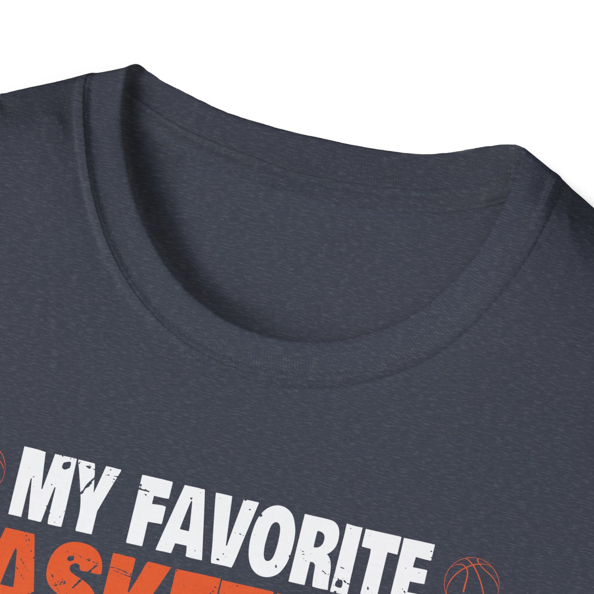 My Favorite Basketball Player Calls Me Grammy USA Flag Unisex T-Shirt