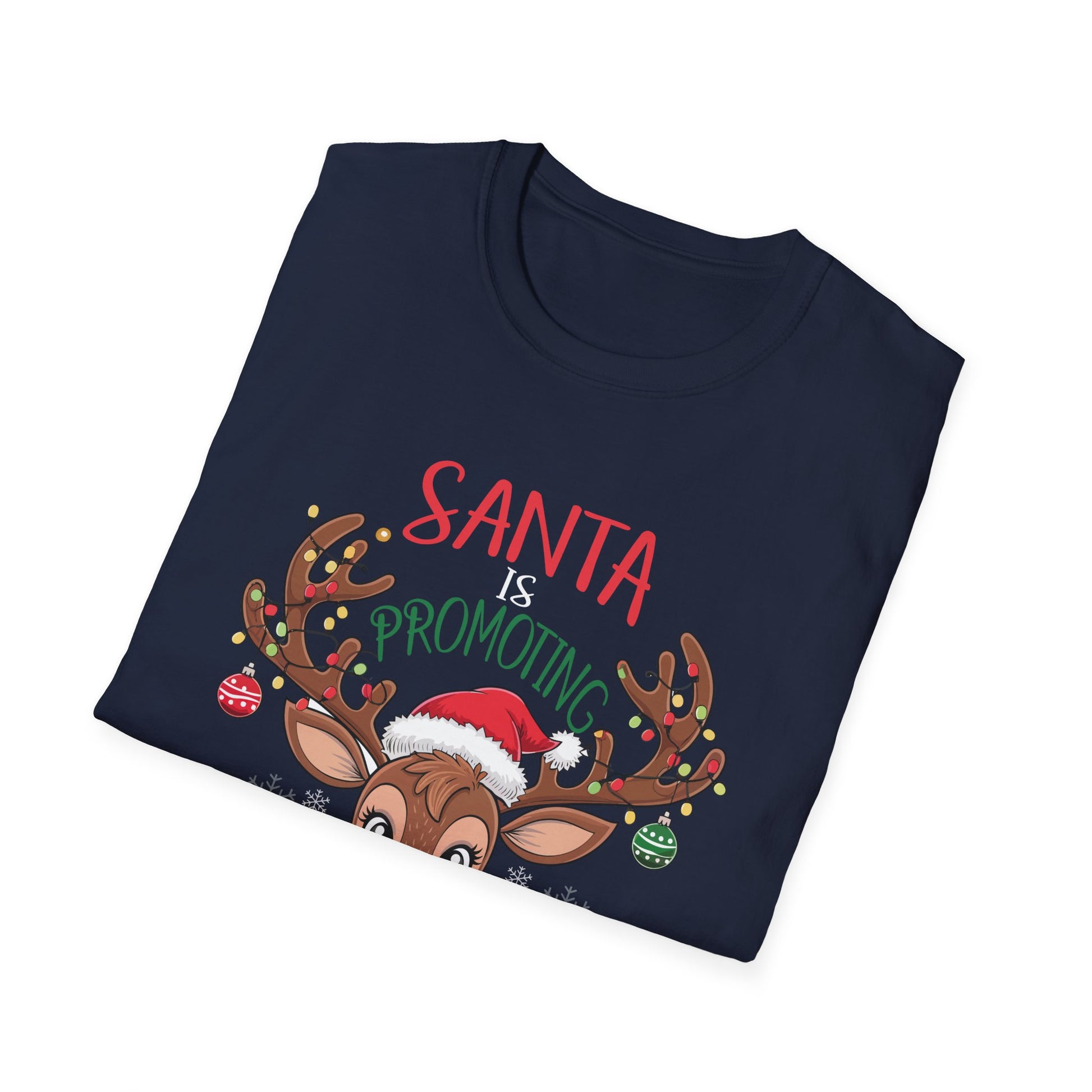 Santa Is Promoting Me To Big Sister Funny Christmas Girls T-Shirt