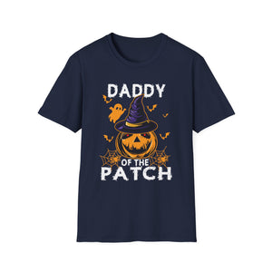 Daddy Halloween Costume Funny Pumpkin Family Halloween Tee Unisex Softstyle T-Shirt