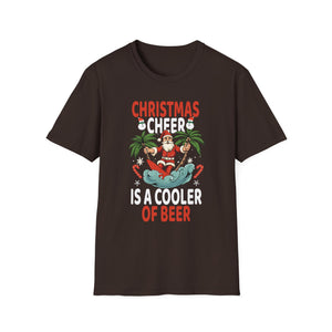 Christmas Cheer Is A Cooler Of B for Sommer Christmas Unisex T-Shirt