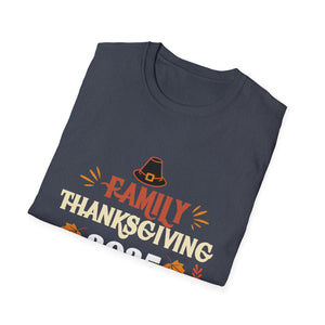 Thanksgiving T-Shirt 2025 – “Family Thanksgiving 2025: Time Spent Together Is a Blessing”  Unisex T-Shirt
