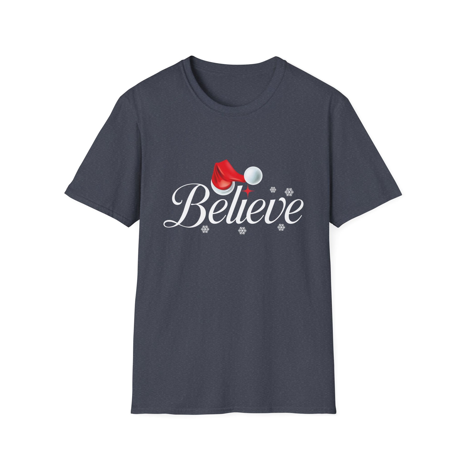 Believe Christmas Shirt Xmas Graphic  Christmas Vacation Unisex T-Shirt
