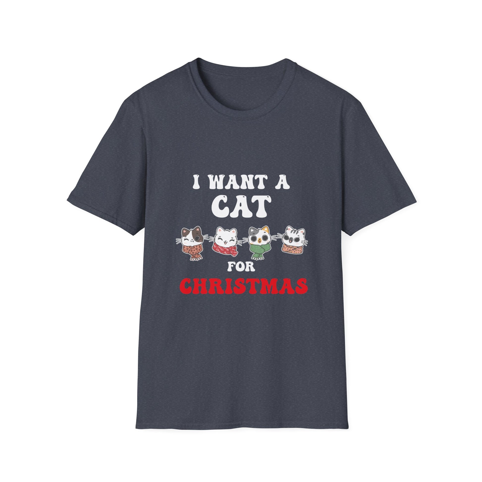Christmas Cat Cats For All Christmas Cats Unisex T-Shirt