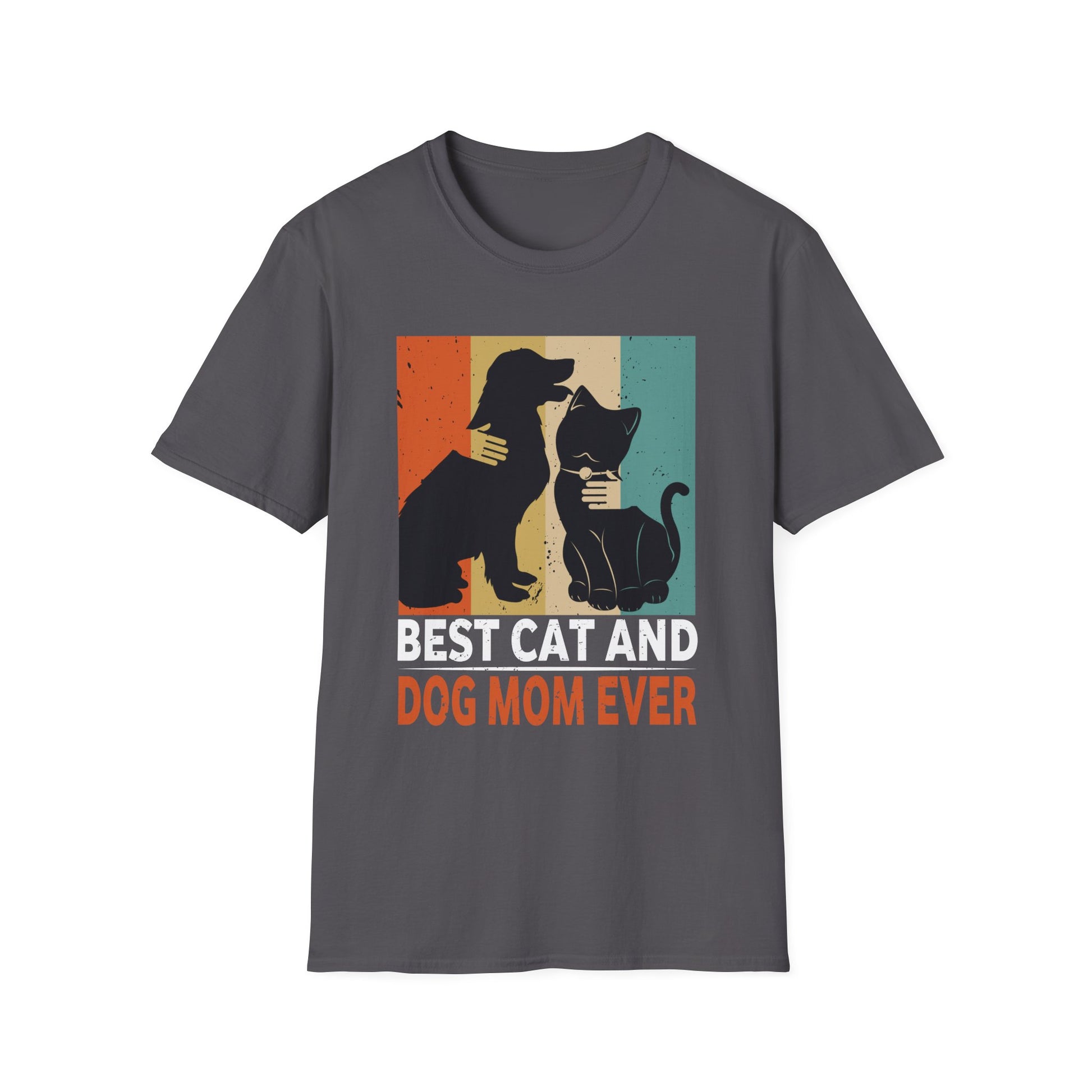 Retro Cat Dog Mom Cat Mama Furmama Puppy Kitty Mothers Day Unisex T-Shirt