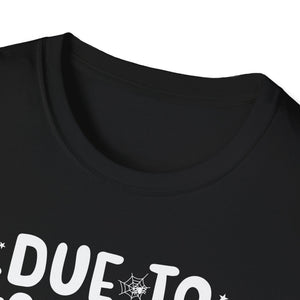 Halloween T-Shirt — “Due to the Economy This Is My Halloween Costume” Funny Ghost Tee