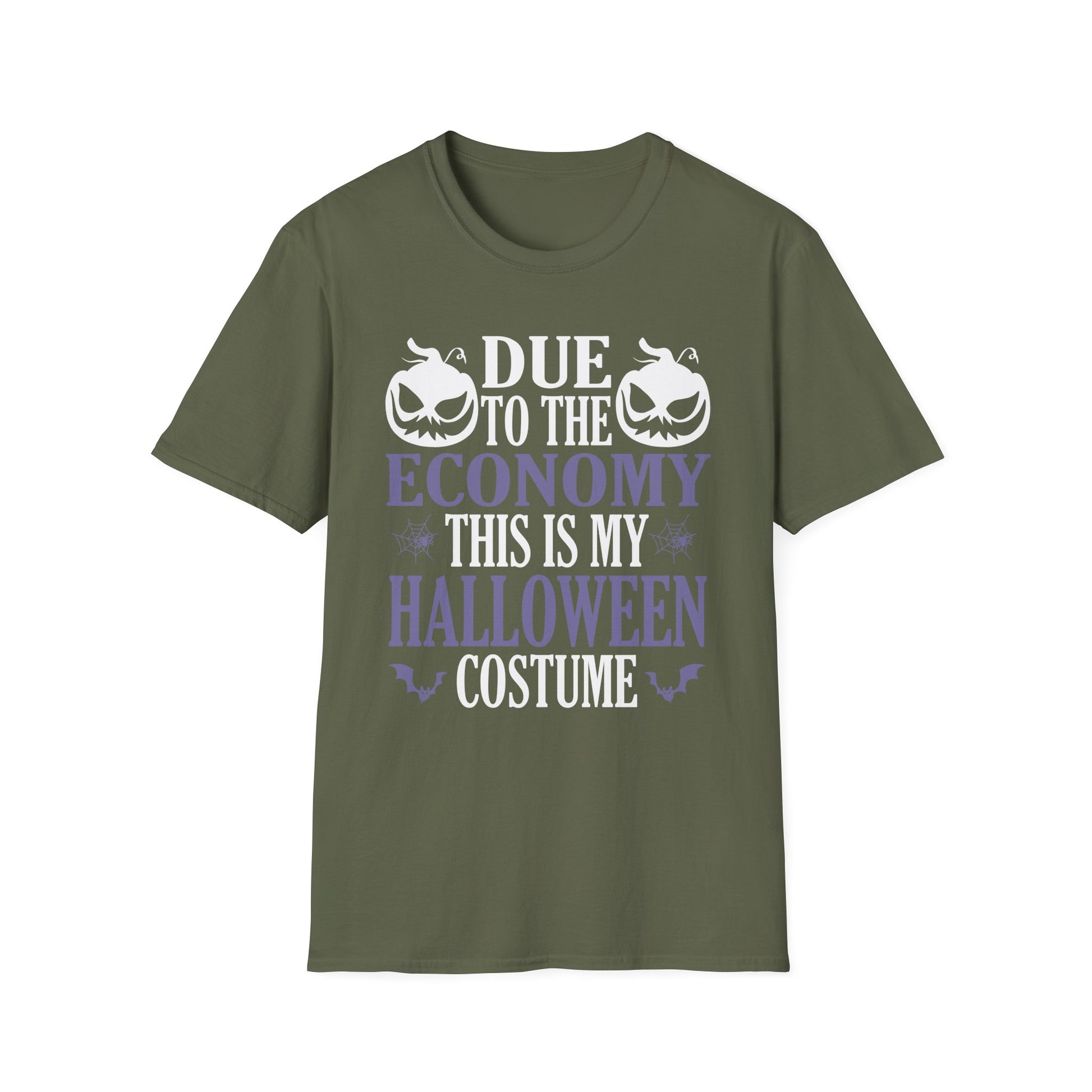 Halloween Costume T-Shirt — "Due to the Economy, This Is My Halloween Costume"