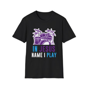 BoredKoalas Jesus Name I Play Drums Unisex T-Shirt