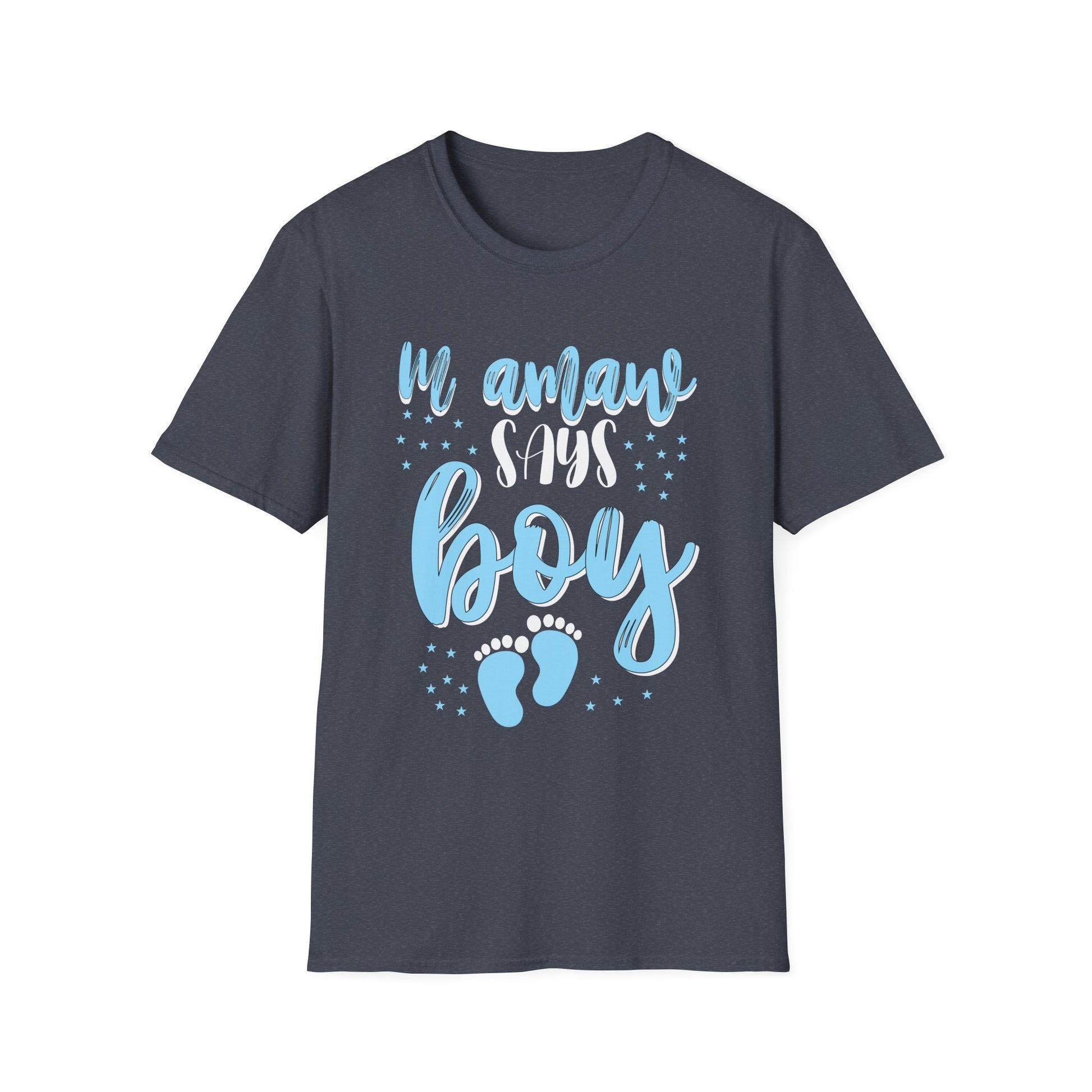 Gender Reveal Mamaw Says Boy Baby Shower Matching Family Unisex T-Shirt