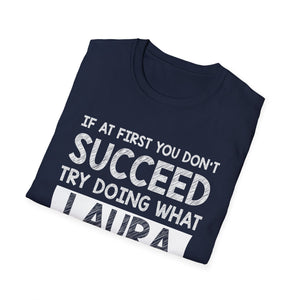 LAURA Gift Name Personalized Birthday Funny Christmas Joke T-Shirt
