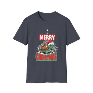 Xmas Turtle Christmas Tree Funny Christmas Merry Christmas Unisex T-Shirt