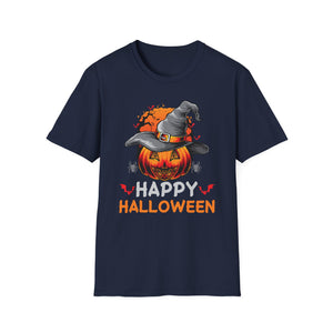 Halloween Pumpkin T-Shirt — Happy Halloween Jack-O'-Lantern Graphic Tee