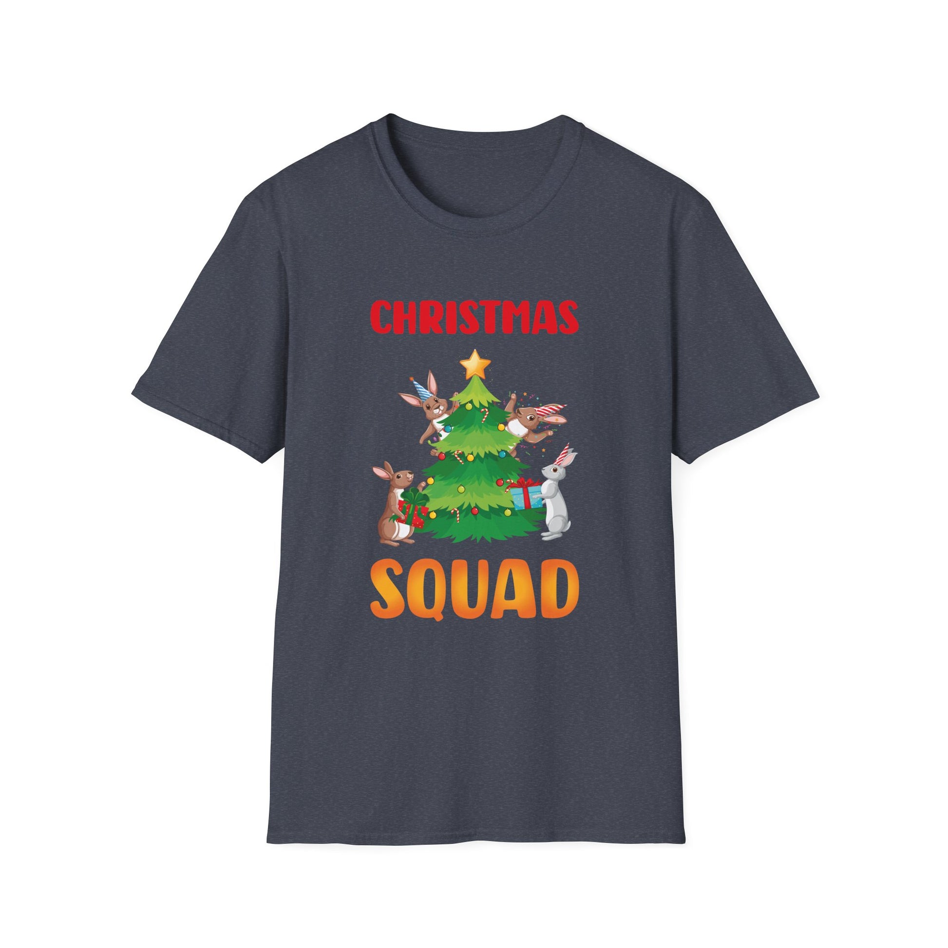 Bunny Christmas Tree Christmas Squad Bunnies Unisex T-Shirt