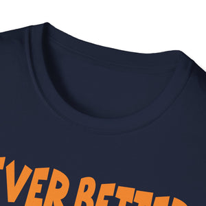 Never Better Halloween T-Shirt — Pumpkin Skeleton Coffin Graphic Tee