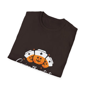 Pumpkin Nurse T-Shirt — Caring the Cutest Little Pumpkins Halloween Tee