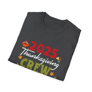 Family Thanksgiving 2024 Thanksgiving Crew Turkey Matching  Unisex T-Shirt