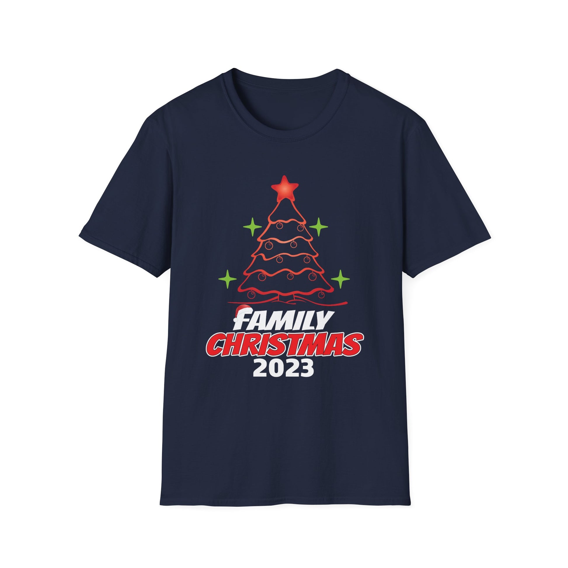 Family Christmas 2023 T-Shirt — Holiday Tree Matching Shirt