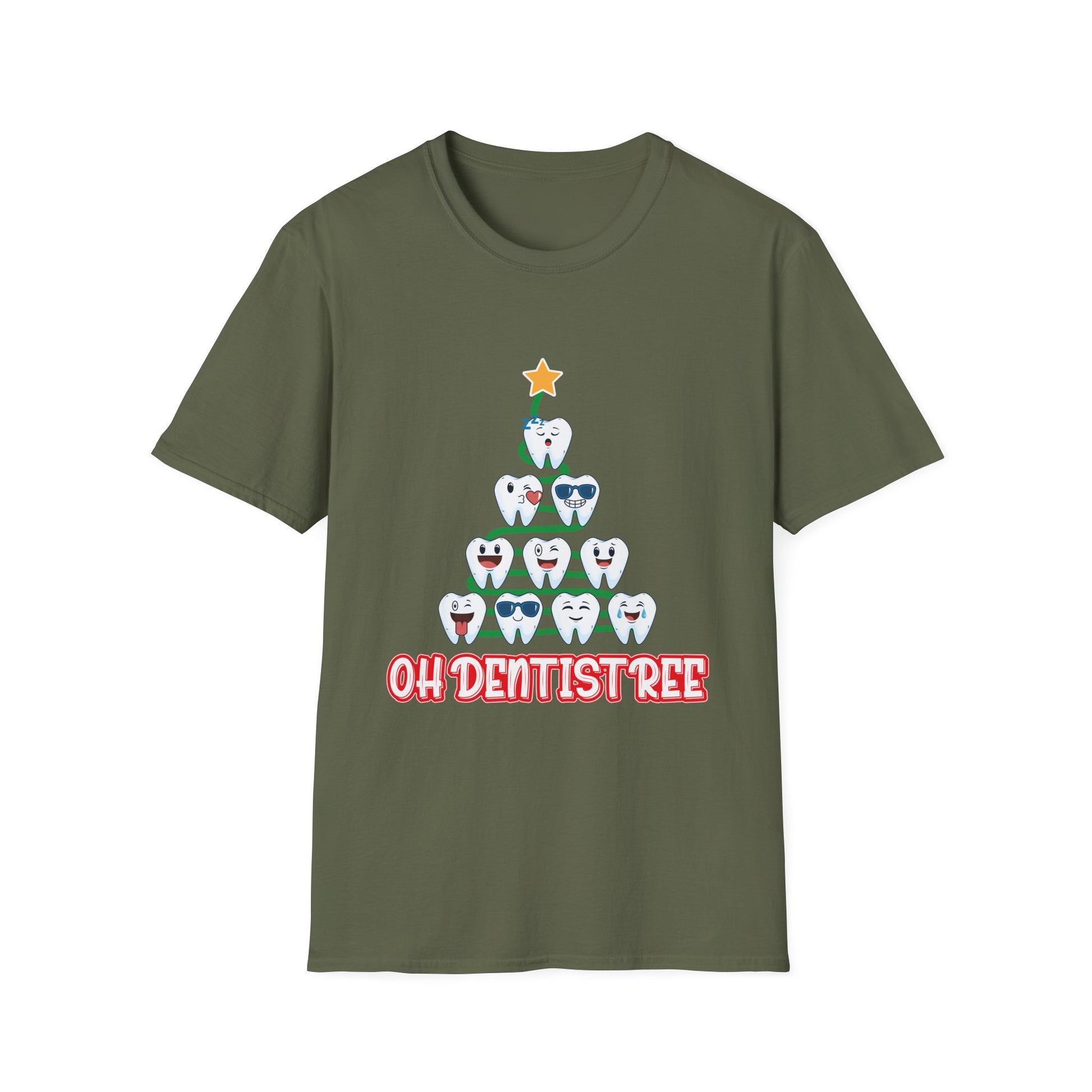 Oh Dentistree T-Shirt — Funny Dental Christmas Tee for Dentists & Hygienists