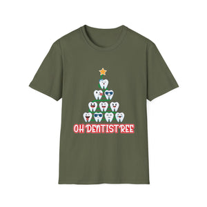Oh Dentistree T-Shirt — Funny Dental Christmas Tee for Dentists & Hygienists