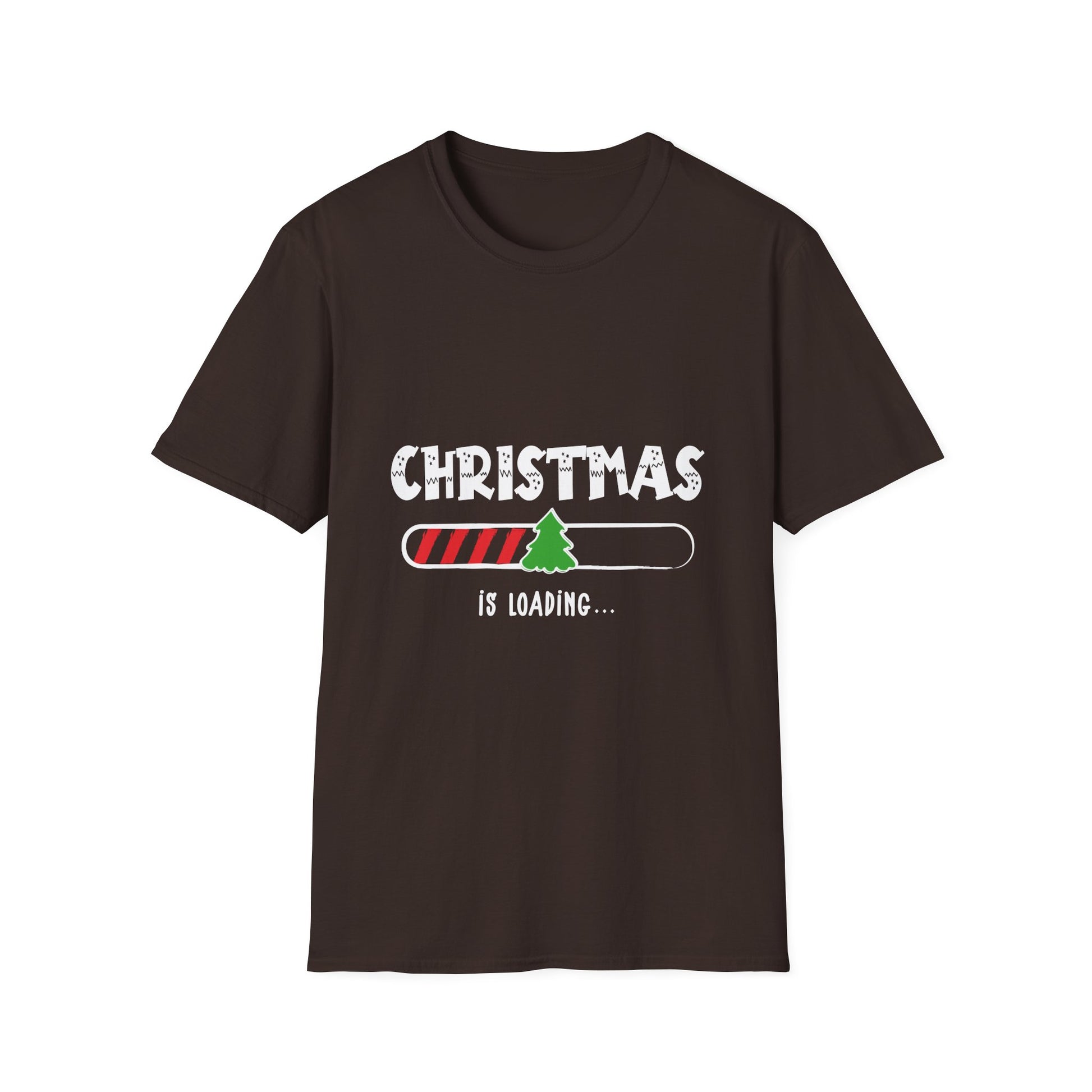 Christmas Is Loading T-Shirt – Holiday Progress Bar Funny Xmas Tee