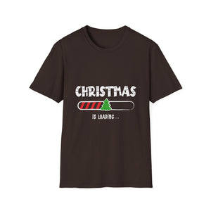 Christmas Is Loading T-Shirt – Holiday Progress Bar Funny Xmas Tee