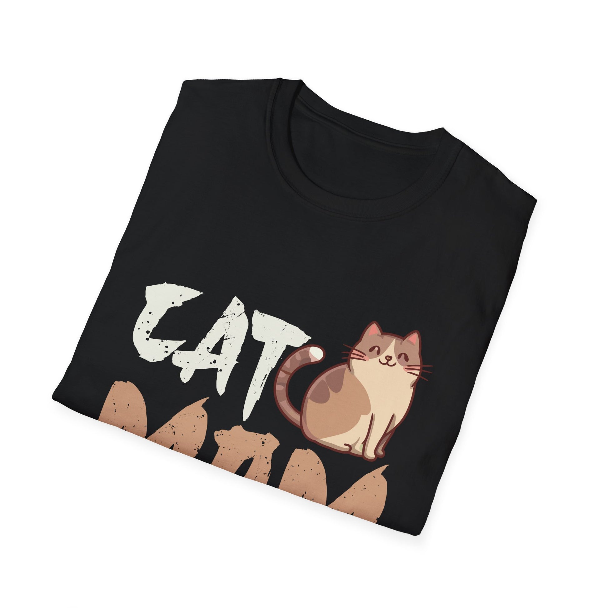 Cat Mom Vintage Distressed Design - Funny Cat Paw - Classic Unisex T-Shirt