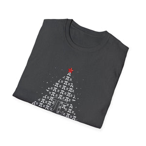 Funny Pi Christmas Tree Math T-Shirt Unisex T-Shirt