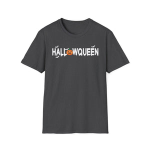 Halloween Queen T-Shirt — Cute Pumpkin & Bat Halloween Tee