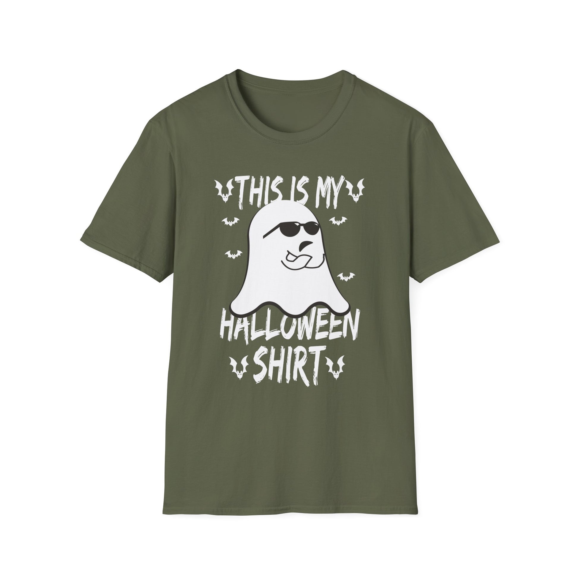 Halloween T-Shirt — "This Is My Halloween Shirt" Ghost Tee