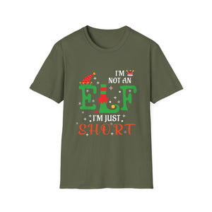 Elf Short Funny Christmas T-Shirt – 