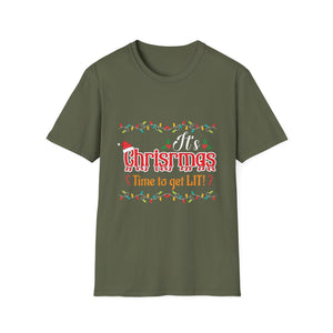 Rabbit Christmas Family Bunny Christmas Hoppy Christmas T-Shirt-productor-mockup