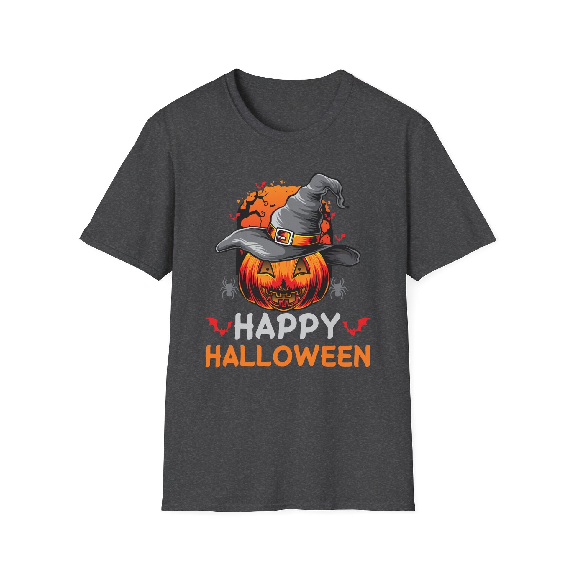 Halloween Pumpkin T-Shirt — Happy Halloween Jack-O'-Lantern Graphic Tee
