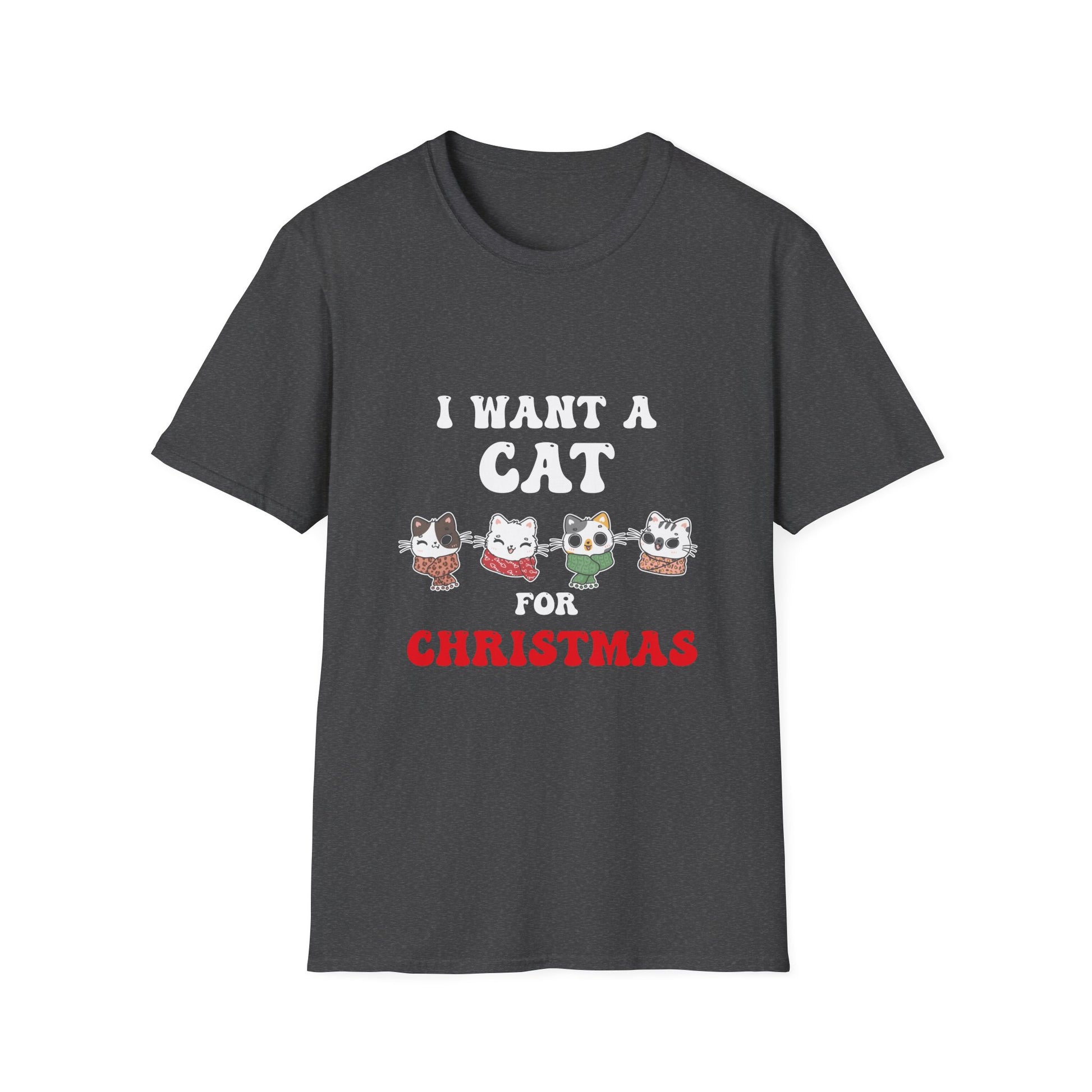 Christmas Cat Cats For All Christmas Cats Unisex T-Shirt