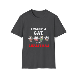 Christmas Cat Cats For All Christmas Cats Unisex T-Shirt