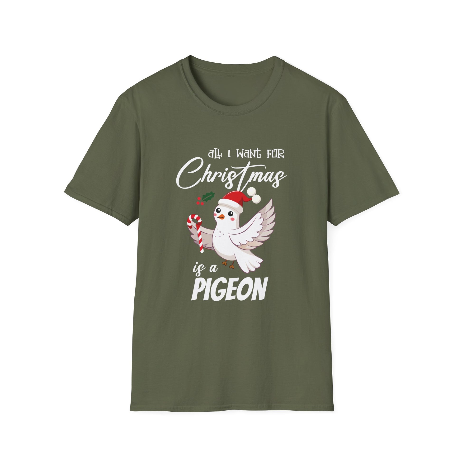 Christmas Is Better With A Pigeon Ugly Christmas Sweater Unisex T-Shirt