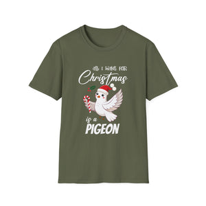 Christmas Is Better With A Pigeon Ugly Christmas Sweater Unisex T-Shirt