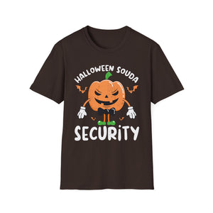 Halloween Squad Security Funny Pumpkin Bodyguard T-Shirt Unisex Softstyle T-Shirt
