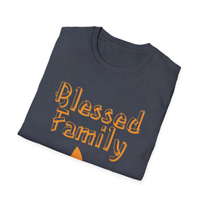 Blessed Family T-Shirt — Fall Leaf Family Tee  Unisex T-Shirt