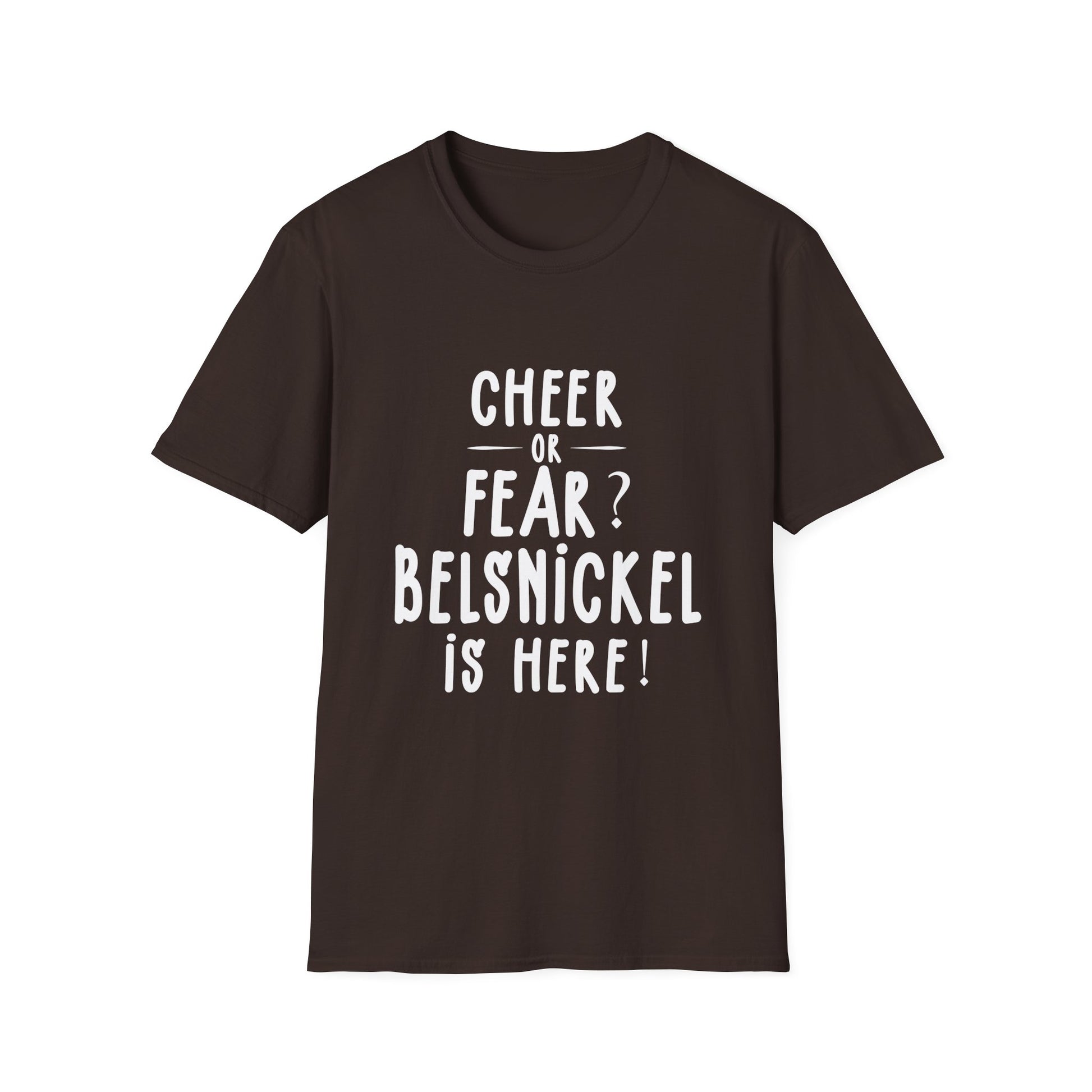 Belsnickel Christmas Cheer or Fear Belsnickel Is Here Xmas Unisex T-Shirt