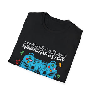 Kindergarten Level Begins T-Shirt — Gamer Controller Back-to-School Tee