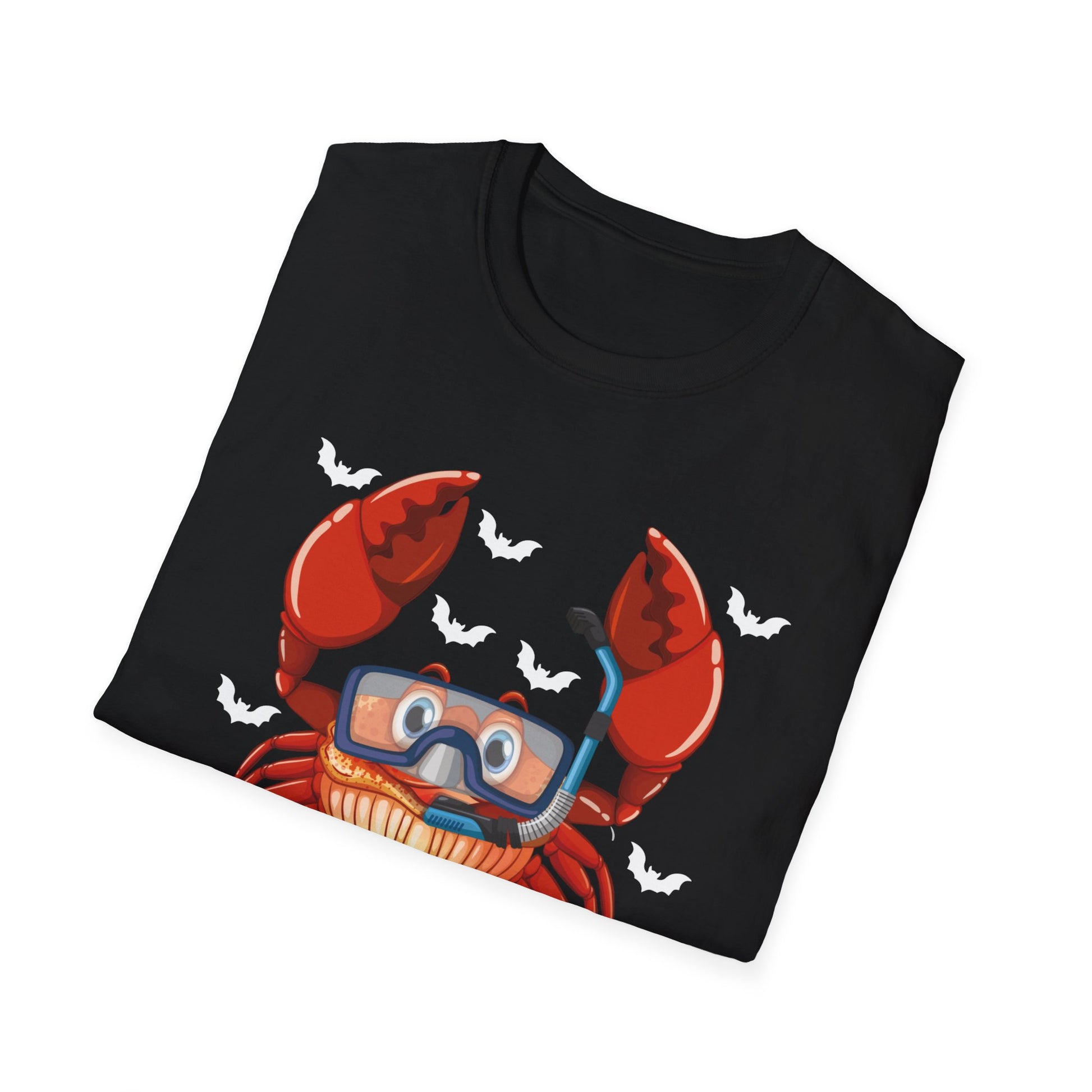 Happy Halloween Boo Spiders Witch Hat Halloween Tee Unisex Softstyle T-Shirt