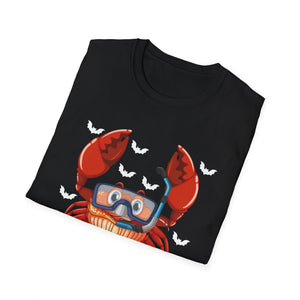 Happy Halloween Boo Spiders Witch Hat Halloween Tee Unisex Softstyle T-Shirt