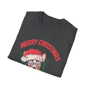 Blue Heeler With Christmas Sweater Unisex T-Shirt