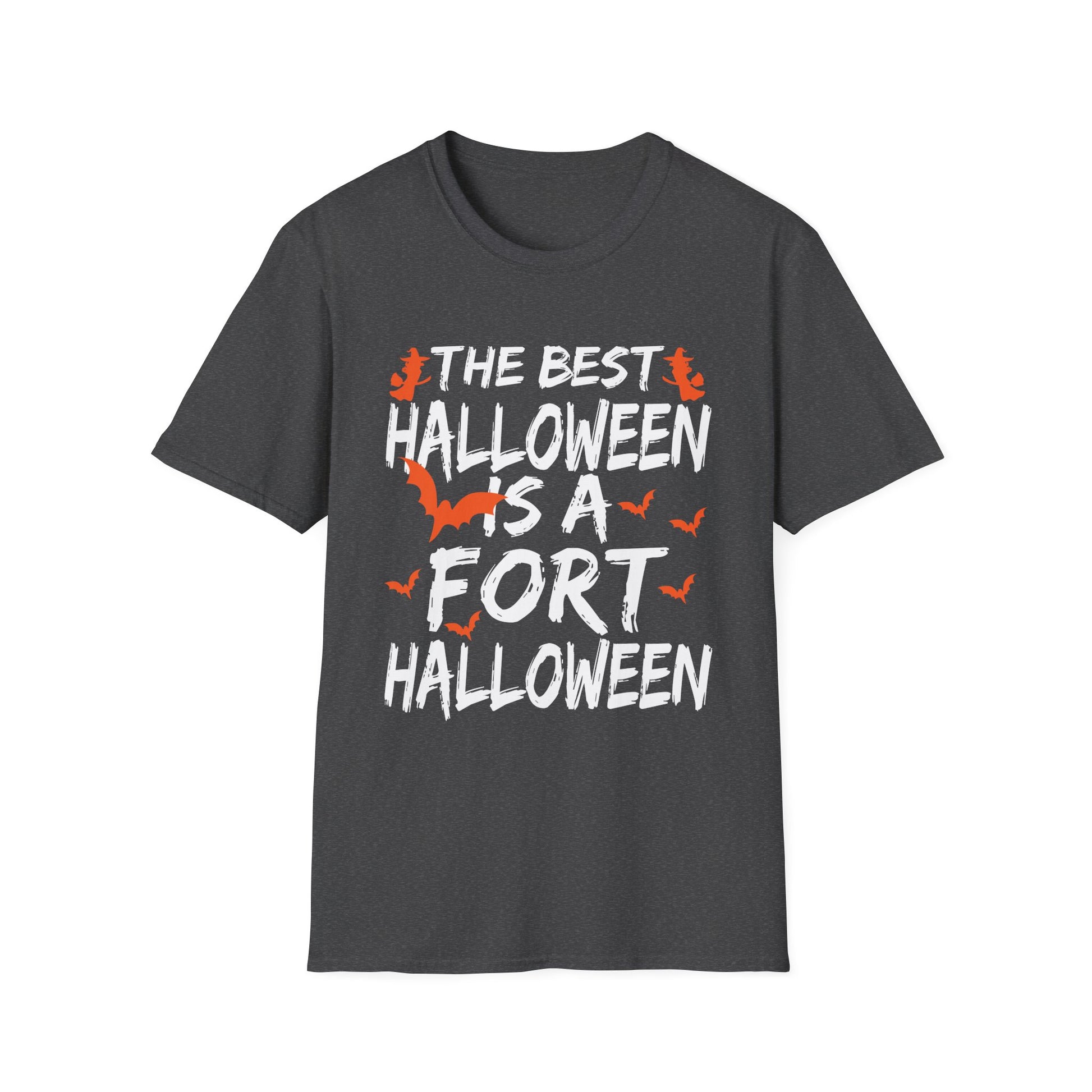 Halloween Fort T-Shirt — "The Best Halloween Is A Fort" Kids & Family Costume Tee