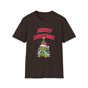 Xmas Turtle Christmas Tree Funny Christmas Merry Christmas Unisex T-Shirt