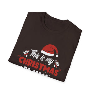 Christmas Pajama Shirt T-Shirt – “This Is My Christmas Pajama Shirt” Holiday Tee