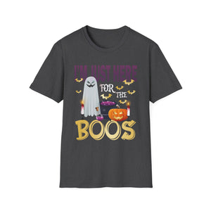 Just Here For The Boos Halloween Costume Funny Halloween TeeUnisex Softstyle T-Shirt
