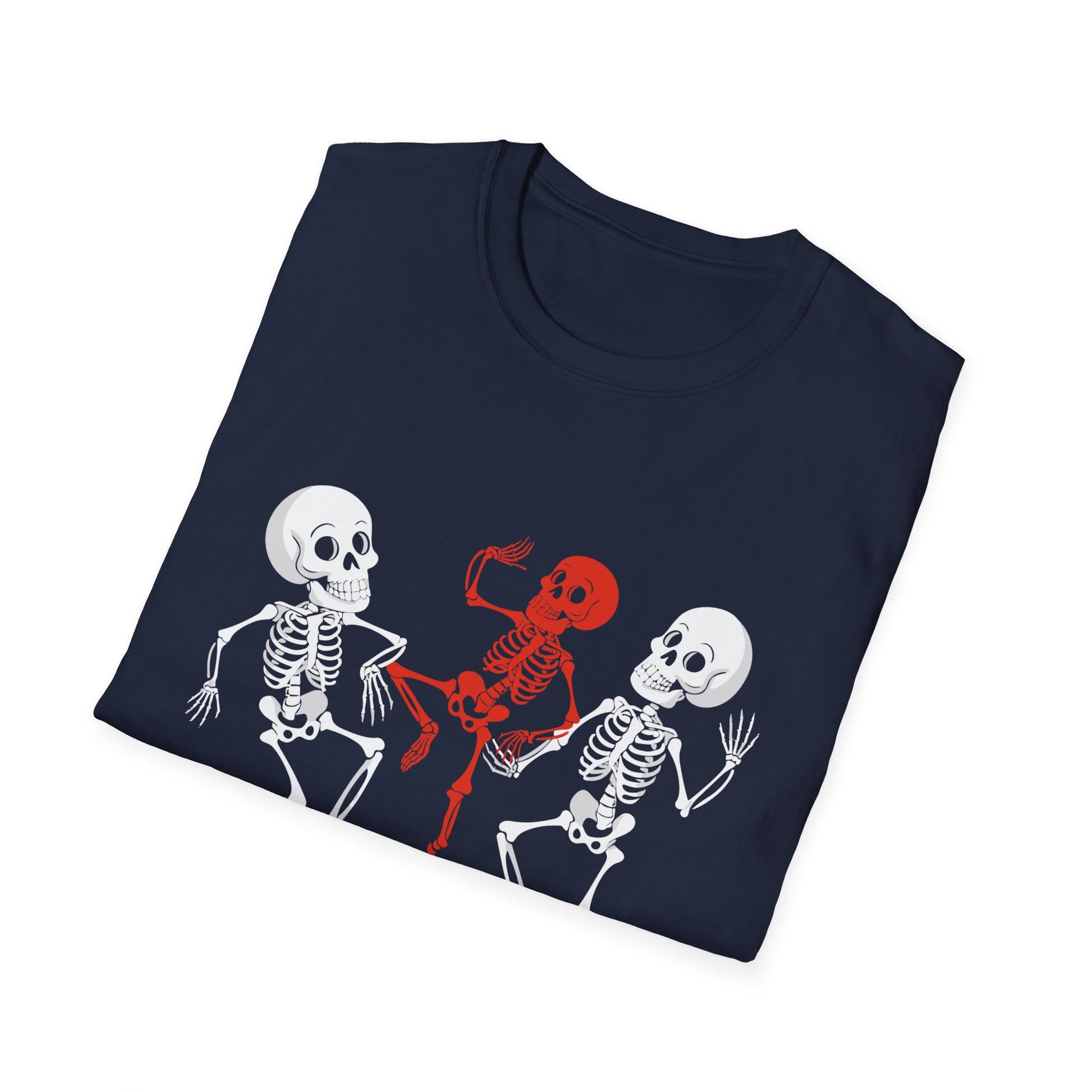 Killin It Funny Halloween Vibes Dancing Skeleton Halloween TeeUnisex Softstyle T-Shirt