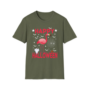 Happy Halloween Flamingo T-Shirt — Cute Pink Flamingo Halloween Tee