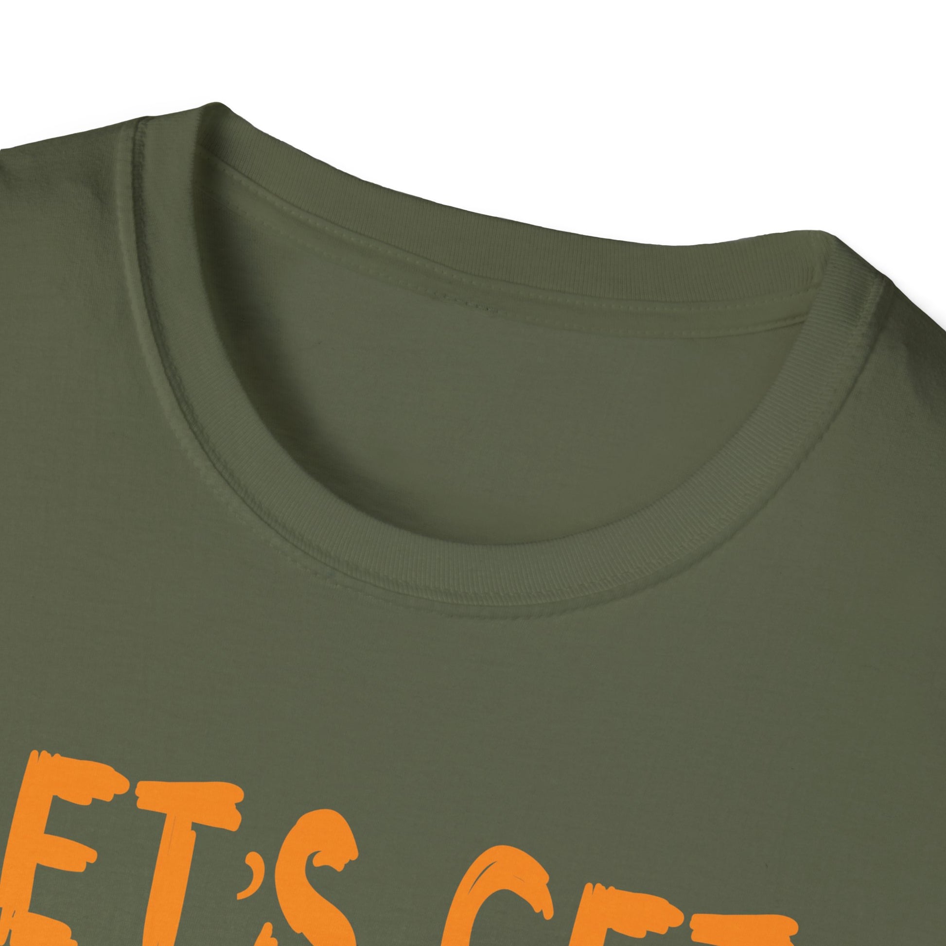 Let’s Get Jacked Halloween T-Shirt — Pumped Pumpkin & Skulls Costume Tee